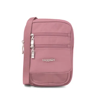 Baggallini Rfid Journey Crossbody Bag In Pink