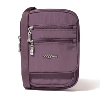 Baggallini Rfid Journey Crossbody Bag In Purple