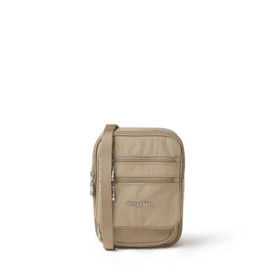 Baggallini Rfid Journey Crossbody Bag In Sand