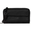 Baggallini Rfid Phone Wallet Crossbody Bag In Black Twill