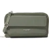 Baggallini Rfid Phone Wallet Crossbody Bag In Green