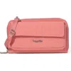 Baggallini Rfid Phone Wallet Crossbody Bag In Pink