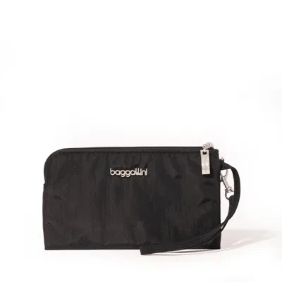 Baggallini Rfid Wristlet Wallet In Black
