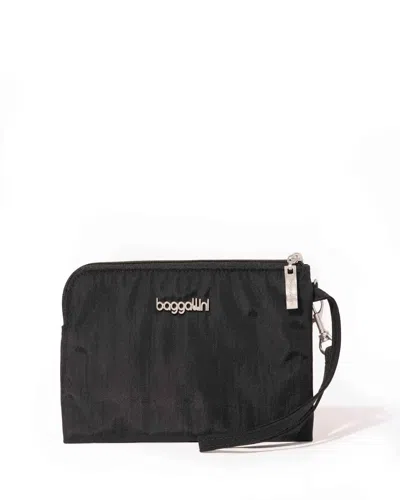 Baggallini Rfid Wristlet Wallet In Black