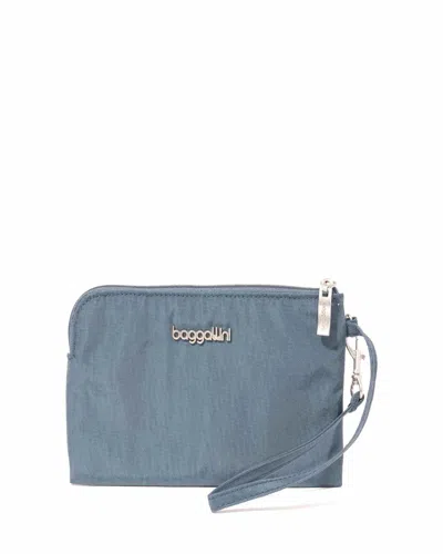 Baggallini Rfid Wristlet Wallet In Gray