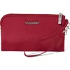 Baggallini Rfid Wristlet Wallet In Red
