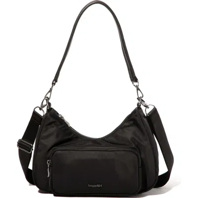 Baggallini Savannah Crossbody Bag In Black Twill