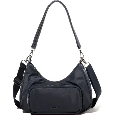 Baggallini Savannah Crossbody Bag In French Navy Twill