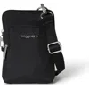 Baggallini Securtex Anti-theft Activity Small Crossbody Bag In Black