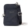 Baggallini Securtex Anti-theft Activity Small Crossbody Bag In Blue