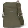 Baggallini Securtex Anti-theft Activity Small Crossbody Bag In Green