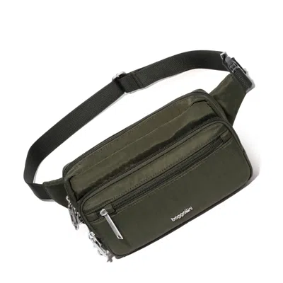 Baggallini Securtex Anti-theft Belt Bag Sling In Beige