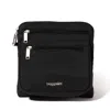 Baggallini Securtex Anti-theft Crossbody Bag In Black