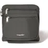 Baggallini Securtex Anti-theft Crossbody Bag In Gray