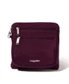Baggallini Securtex Anti-theft Crossbody Bag In Mulberry