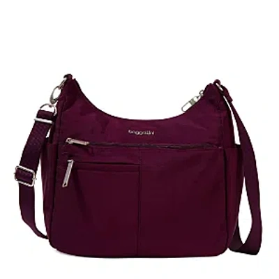Baggallini Securtex Anti Theft Crossbody Bag In Mulberry
