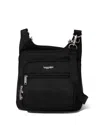 Baggallini Securtex Anti-theft Crossover Crossbody In Black