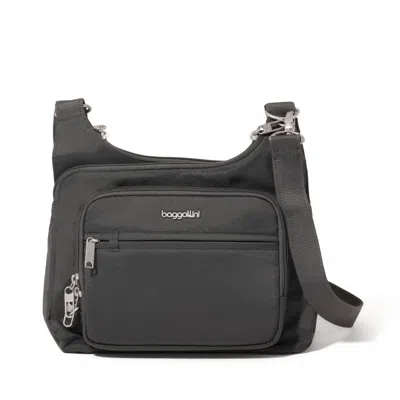 Baggallini Securtex Anti-theft Crossover Crossbody In Purple