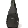 Baggallini Securtex Anti-theft Daytripper Sling Bag In Gray