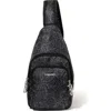 Baggallini Securtex Anti-theft Daytripper Sling Bag In Black
