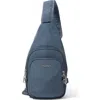 Baggallini Securtex Anti-theft Daytripper Sling Bag In Gray