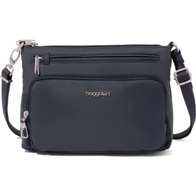 Baggallini Securtex® Anti-theft Keepsake Crossbody In Black