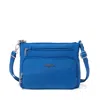Baggallini Securtex Anti-theft Keepsake Crossbody In Blue
