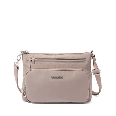 Baggallini Securtex Anti-theft Keepsake Crossbody In Neutral