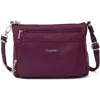 Baggallini Securtex Anti-theft Keepsake Crossbody In Purple