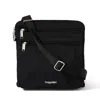 Baggallini Securtex Anti-theft Large Crossbody Bag In Black