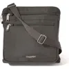 Baggallini Securtex Anti-theft Large Crossbody Bag In Gray