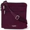Baggallini Securtex Anti-theft Large Crossbody Bag In Purple