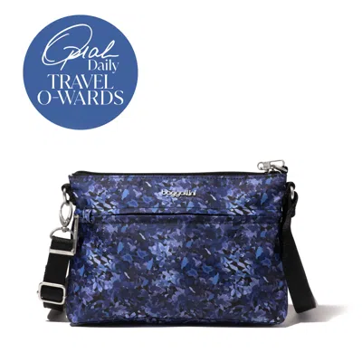 Baggallini Securtex Anti-theft Memento Crossbody Bag In Black