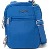 Baggallini Securtex Anti-theft Mini Everything Crossbody In Blue