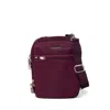 Baggallini Securtex Anti-theft Mini Everything Crossbody In Purple