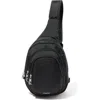 Baggallini Securtex Anti-theft Multi Zip Sling In Black