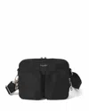 Baggallini Securtex Anti-theft Treasure Crossbody Bag In Black