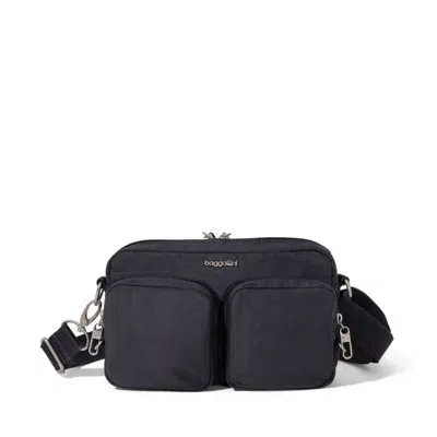 Baggallini Securtex Anti-theft Treasure Crossbody Bag In Blue
