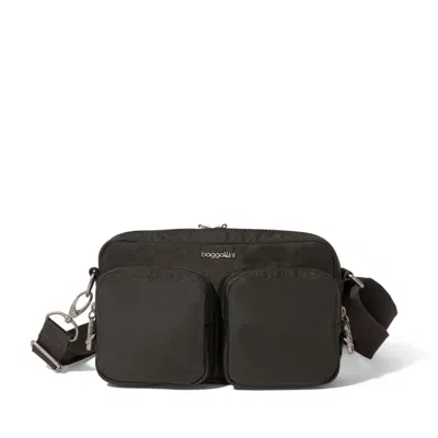 Baggallini Securtex Anti-theft Treasure Crossbody Bag In Pink