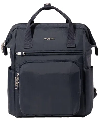 Baggallini Securtex Anti-theft Windsor Backpack In Black