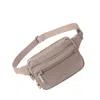 Baggallini Securtex Anti-theft Belt Bag Sling In Gray