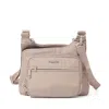 Baggallini Securtex Anti-theft Crossover Crossbody Bag In Neutral
