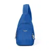 Baggallini Securtex Anti-theft Daytripper Sling Bag In Blue