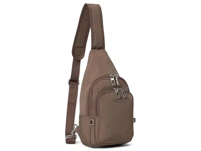Baggallini Securtex Anti-theft Daytripper Sling Cross Body Handbags Portobello: One Size In Sand