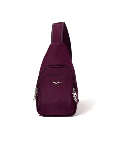 Baggallini Securtex Anti-theft Daytripper Sling In Red