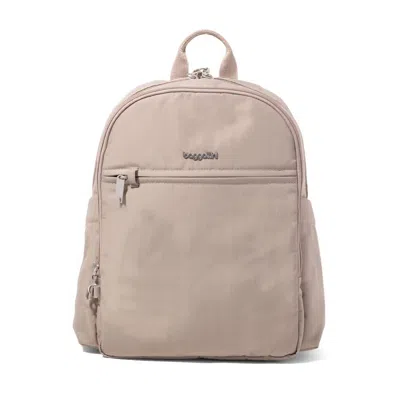 Baggallini Securtex Anti-theft Getaway Backpack In Gray