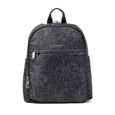 Baggallini Securtex Anti-theft Getaway Backpack In Purple