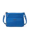 Baggallini Securtex Anti-theft Keepsake Crossbody In Blue
