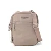 Baggallini Securtex Anti-theft Mini Everything Crossbody Bag In Gray