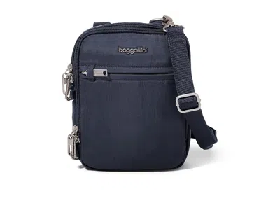 BAGGALLINI SECURTEX ANTI-THEFT MINI EVERYTHING CROSSBODY CROSS BODY HANDBAGS FRENCH NAVY: ONE SIZE